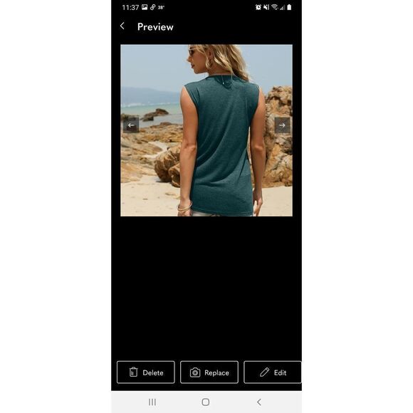 New XXL Dark Green Lake Mode Sleeveless Muscle Shirt Tank Top - Picture 4 of 6